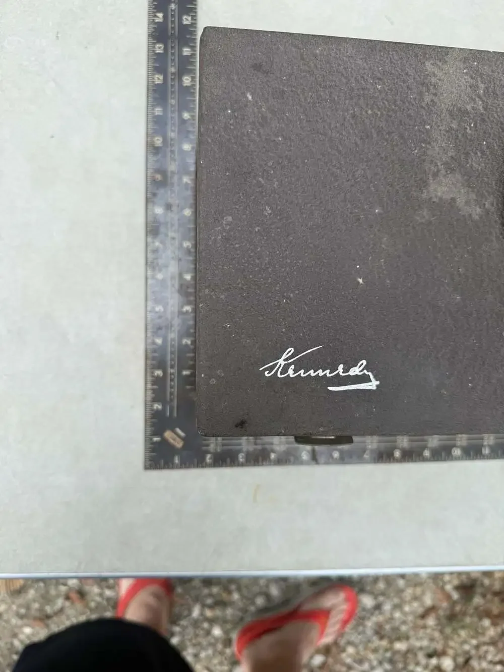 Vintage Kennedy Brown Metal Cantilever Tool Box Style CS-16-125513